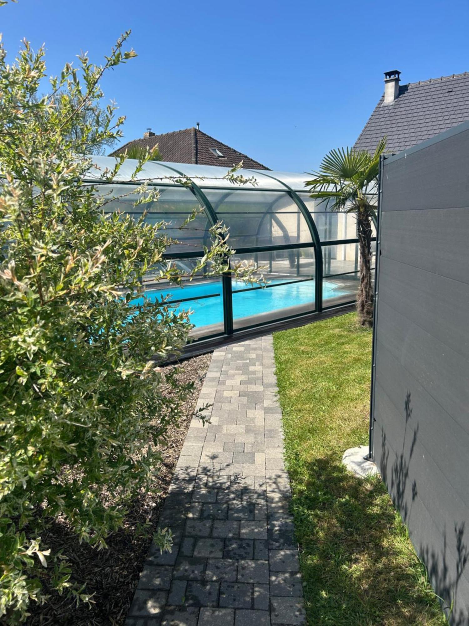 Gite Spa Sauna Piscine Aubin-Saint-Vaast Ngoại thất bức ảnh