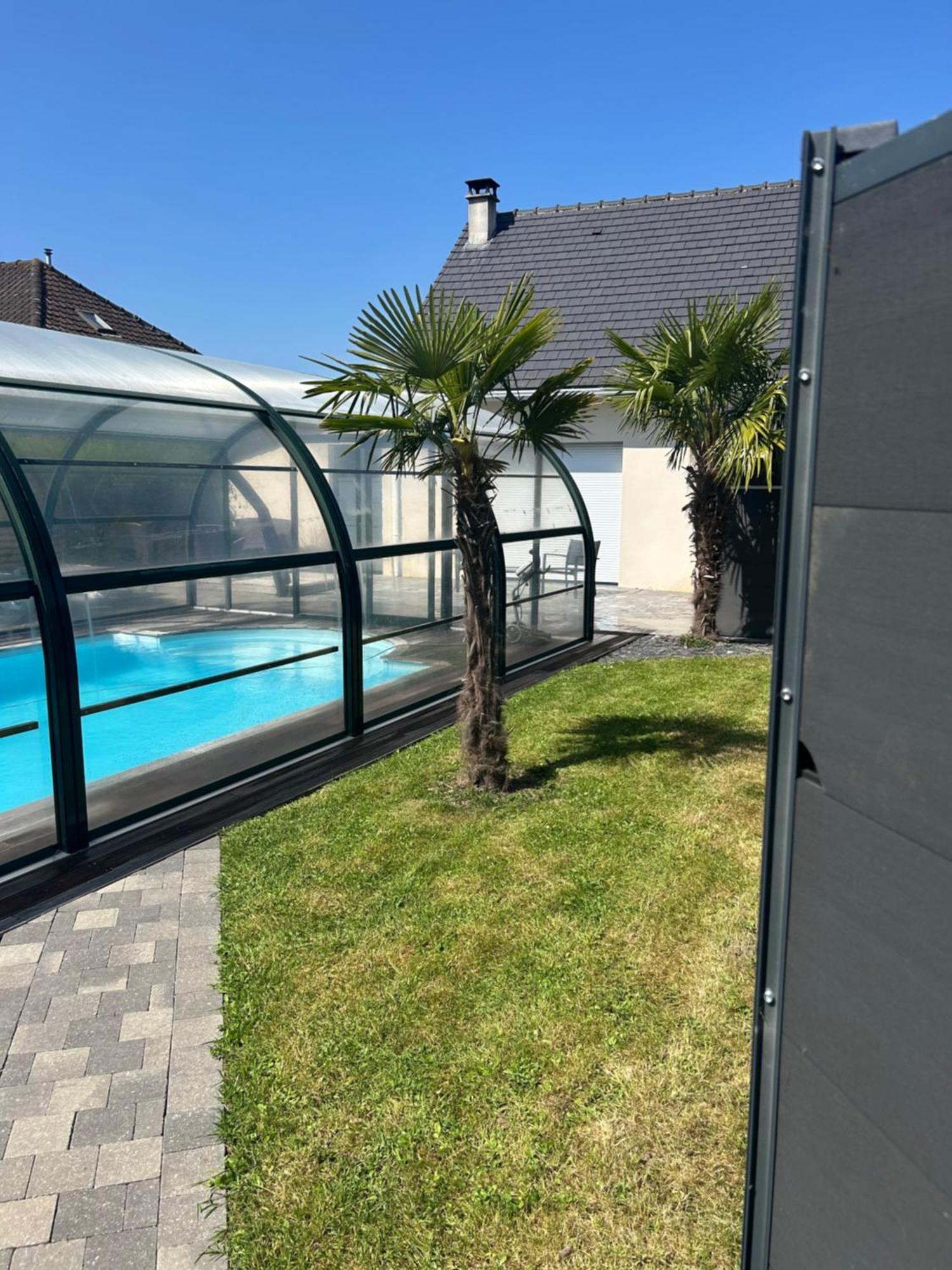 Gite Spa Sauna Piscine Aubin-Saint-Vaast Ngoại thất bức ảnh